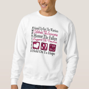 Stehen Sie feiern oben Ehrencollagen-multiples Sweatshirt