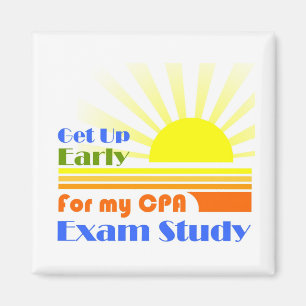 Stehen Sie frühe CPA-Prüfungs-Studie auf Magnet