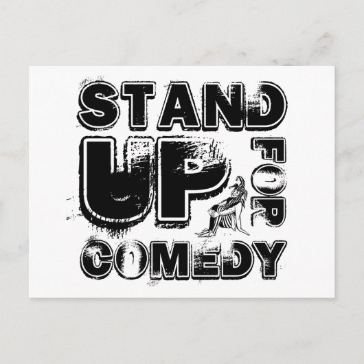 Stehen Sie für Comedy ein, Jester Postkarte (Vorderseite)