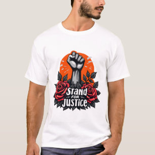 Stehen Sie für Gerechtigkeit, Stärke in der Gestal T-Shirt