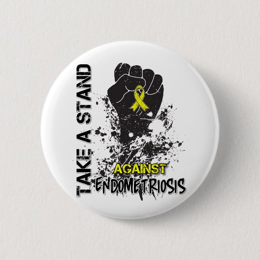 Stehen Sie gegen Endometriose Button (Vorderseite)