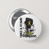 Stehen Sie gegen Endometriose Button (Vorne & Hinten)