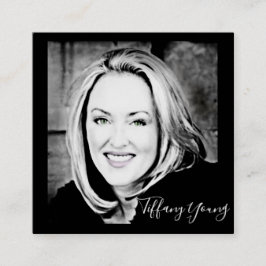 STEHEN SIE HERAUS!  Fertigen Sie Ihre Quadratische Visitenkarte