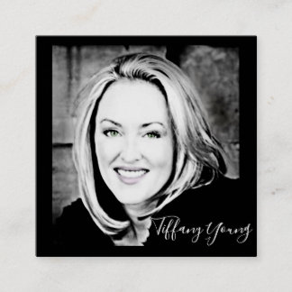 STEHEN SIE HERAUS!  Fertigen Sie Ihre Quadratische Visitenkarte