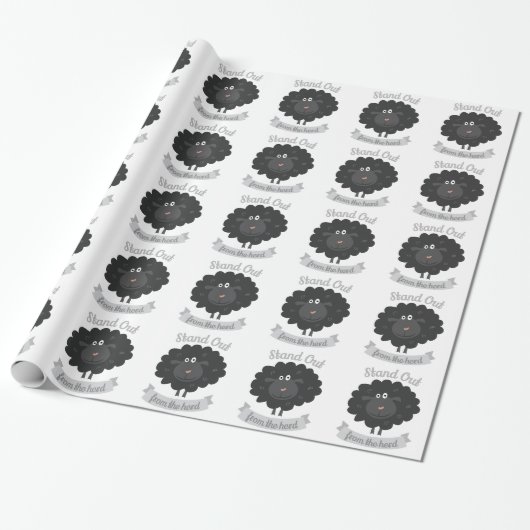 Stehen Sie heraus Geschenkpapier (Ungerollt)