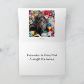 Stehen Sie heraus Karte (Innenseite)