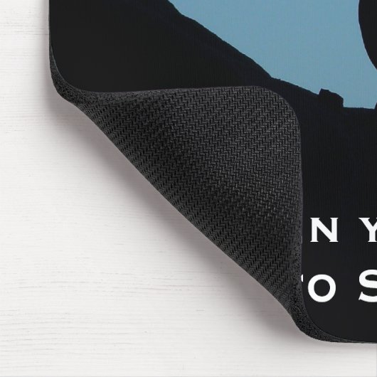 Stehen Sie heraus Kormoran Mousepad (Ecke)