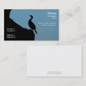 Stehen Sie heraus Kormoran-Visitenkarte Visitenkarte (Vorne/Hinten)