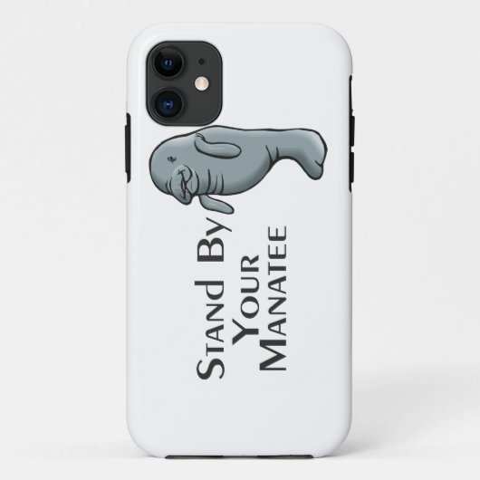 Stehen Sie Ihr Manatis bereit Case-Mate iPhone Hülle (Rückseite)