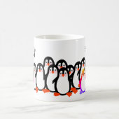 Stehen Sie in der Crowd Pinguin! Kaffeetasse (Mittel)