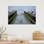 Stehen Sie in der Menge auf Poster (Küche)