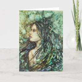 Stehen Sie in Ihrem Power Dankeskarte