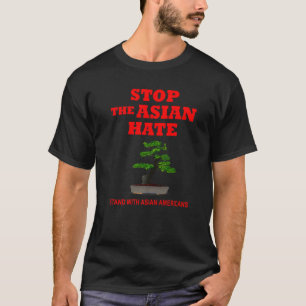 Stehen Sie mit den asiatischen Amerikanern im Kamp T-Shirt