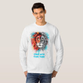 Stehen Sie mit den langärmeligen T - Shirt Ihres S (Vorne ganz)