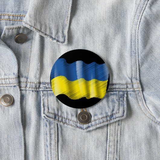 Stehen Sie mit der Ukraine!! Button (Beispiel)