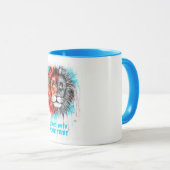 Stehen Sie mit Ihren Tasse! Tasse (VorderseiteRechts)