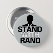 "Stehen Sie mit Knopf Rand-" - Rand-Pauls 2016 Button (Vorne & Hinten)