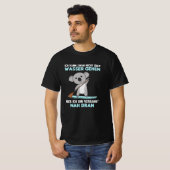 Stehen Sie mit Koala-Funny Paddle auf. T-Shirt (Vorne ganz)