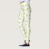 Stehen Sie mit Niedlichen Frosch- und Kronen-Leggi Leggings (Links)