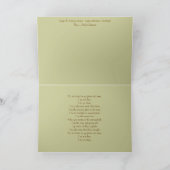 Stehen Sie nicht an meiner ernsten Karte (Innenseite)