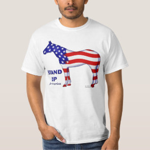 Stehen Sie oben für Amerika T-Shirt