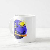 Stehen Sie oben Paddel-Entwurf Kaffeetasse (Vorderseite Links)
