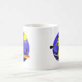 Stehen Sie oben Paddel-Entwurf Kaffeetasse (Mittel)
