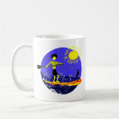 Stehen Sie oben Paddel-Entwurf Kaffeetasse (Links)