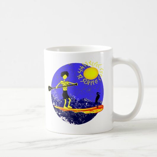 Stehen Sie oben Paddel-Entwurf Kaffeetasse (Rechts)