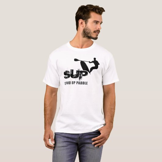Stehen Sie oben Paddel SUP T-Shirt (Vorne ganz)