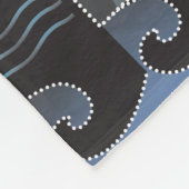 Stehen Sie oben Paddleboarder Fleecedecke (Ecke)