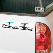 Stehen Sie oben Paddleboarding Sitzung über (2 Autoaufkleber (Auf Lkw)