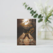 Stehen Sie ruhige Visitenkarte (Stehend Vorderseite)