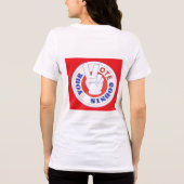 Stehen Sie sich heraus und lassen Sie Ihre Stimme  Tri-Blend Shirt (Rückseite)