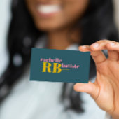 Stehen Sie sich stilvoll heraus | Retro Social Med Visitenkarte