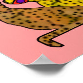 Stehen Sie sich von der Menge ab Poster (Ecke)