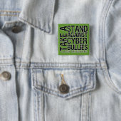 Stehen Sie vor Cyberbullies! Button (Beispiel)