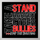 Stehen Sie vor Cyberbullies! Poster (Vorne)