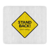 Stehen Sie zurück (das Kochen des Vaters) Schneidebrett (Vorderseite)