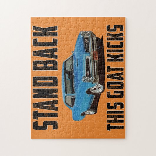 Stehen Sie zurück diese Ziegen-Tritte Puzzle (Vertikal)