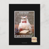 Stehen Sie zurück! Postkarte (Vorderseite)