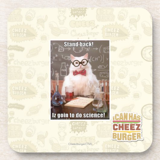 Stehen Sie zurück! Untersetzer (Vorderseite)