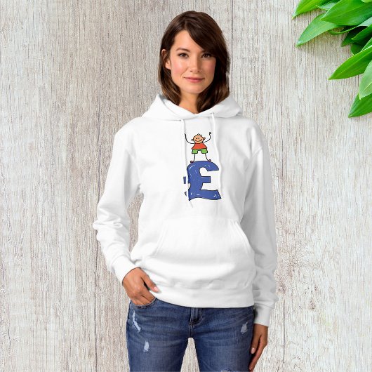 Stehend am Pfund Hoodie