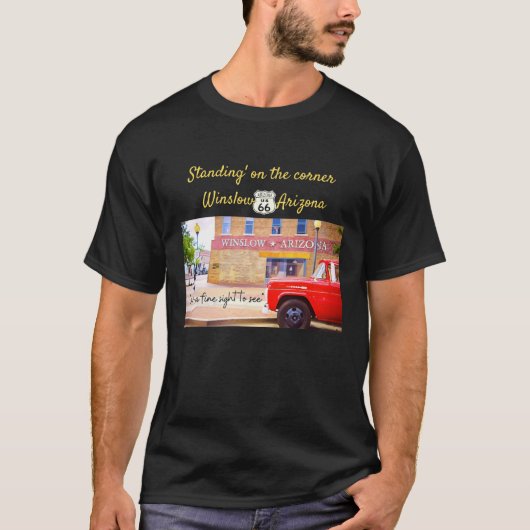 stehend an der Piazza della Riforma T-Shirt (Vorderseite)