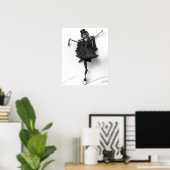 Stehend auf Champagner Poster (Heimbüro)