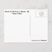 Stehend auf der Ecke in Winslow, AZ. Postkarte (Rückseite)