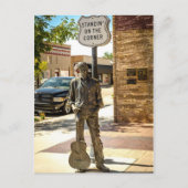 Stehend auf der Ecke in Winslow, AZ. Postkarte (Vorderseite)