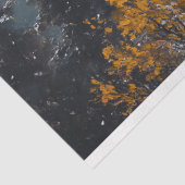 Stehend auf der Snowy Mountain Decoupage Seidenpapier (Ausschnitt)