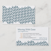 Stehend auf Wiederholungs-Geschäfts-Karten Visitenkarte (Vorne/Hinten)