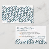 Stehend auf Wiederholungs-Geschäfts-Karten Visitenkarte (Vorne/Hinten)